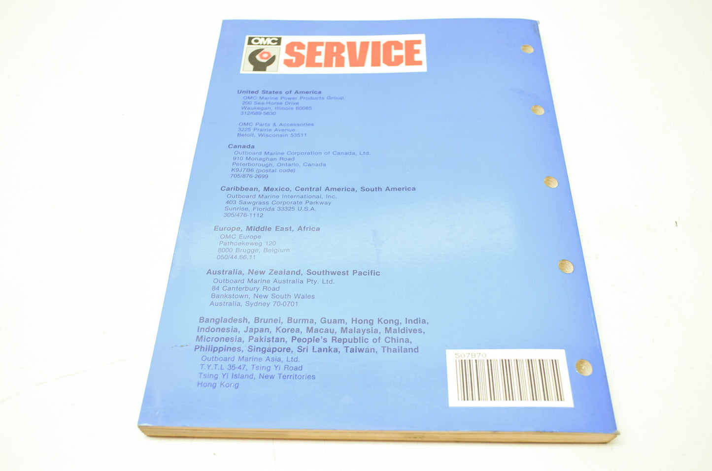 OMC Johnson 'ES' Colt/Junior thru 8 Service Manual