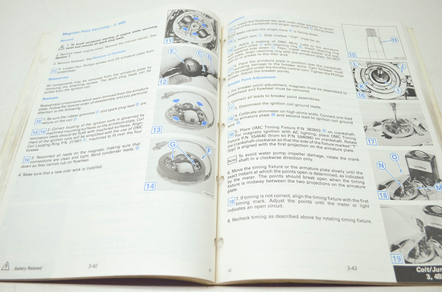 OMC Johnson 'ES' Colt/Junior thru 8 Service Manual