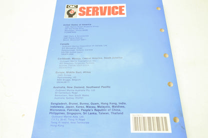 OMC Johnson 'ES' 9.9HP-30HP Service Manual