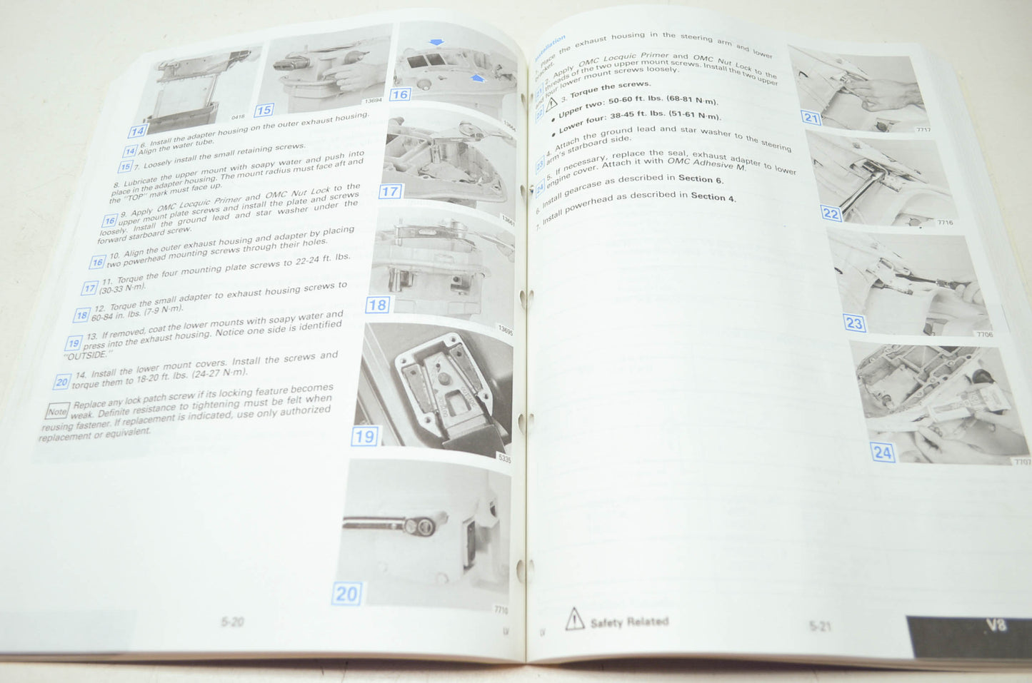 OMC Johnson 'ES' Loop V Service Manual