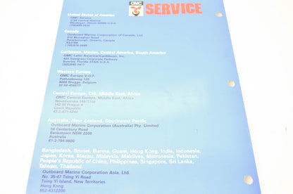 OMC Johnson 'ER' 9.9HP-30HP Service Manual
