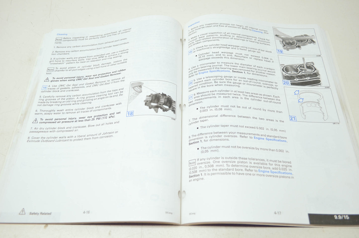 OMC Johnson 'ER' 9.9HP-30HP Service Manual
