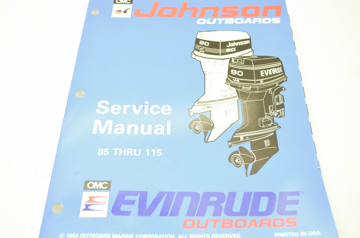 OMC Johnson 'ER' 90ÃƒÆ’Ã¢â‚¬Å¡Ãƒâ€šÃ‚Â° CV Service Manual
