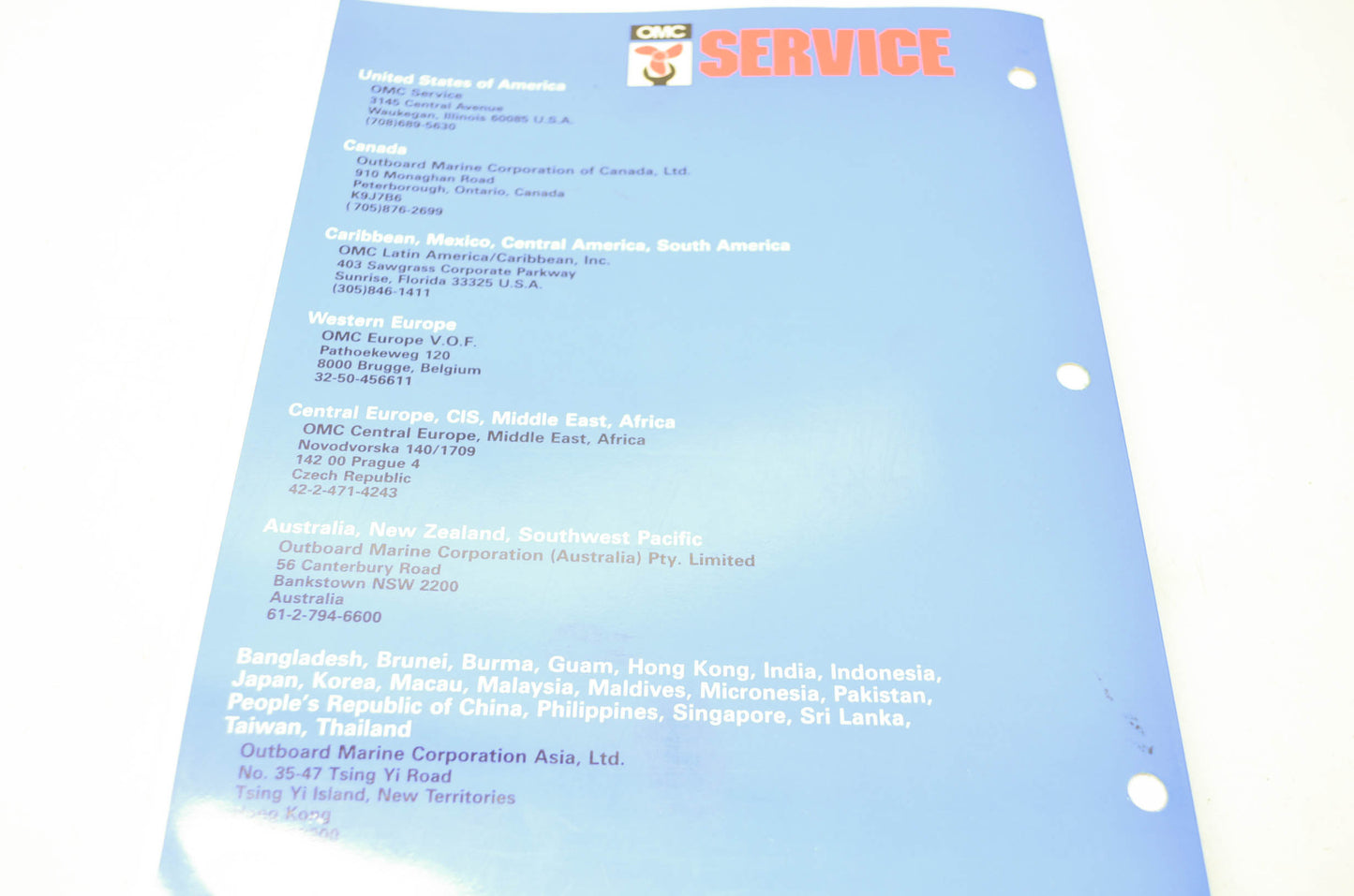 OMC Johnson 'ER' 90ÃƒÆ’Ã¢â‚¬Å¡Ãƒâ€šÃ‚Â° CV Service Manual