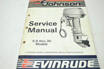 OMC Johnson 'CU' 9.9HP-30HP Service Manual