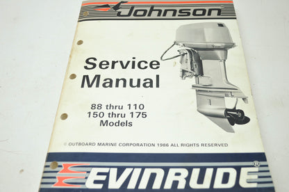 OMC Johnson 'CU' Cross V Service Manual