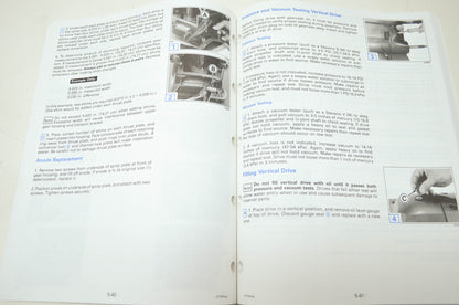 OMC Cobra 'JV' Vertical Drive/Transom Bracket Service Manual