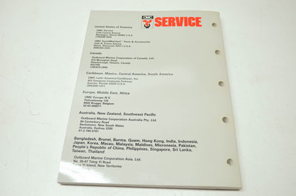 OMC Cobra 'JV' Engine Service Manual
