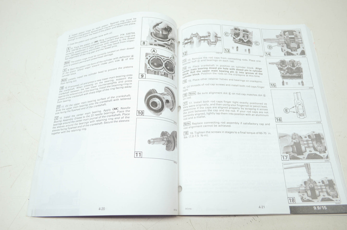 Johnson 'EC' 9.9HP-30HP 2-Cylinder Service Manual
