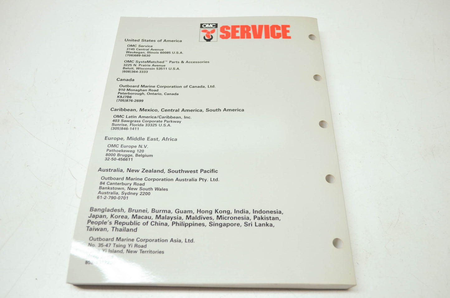 Johnson 'ET' 40HP-55HP Service Manual