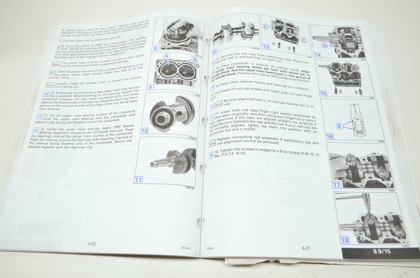 Johnson 'ET' 9.9HP-30HP Service Manual