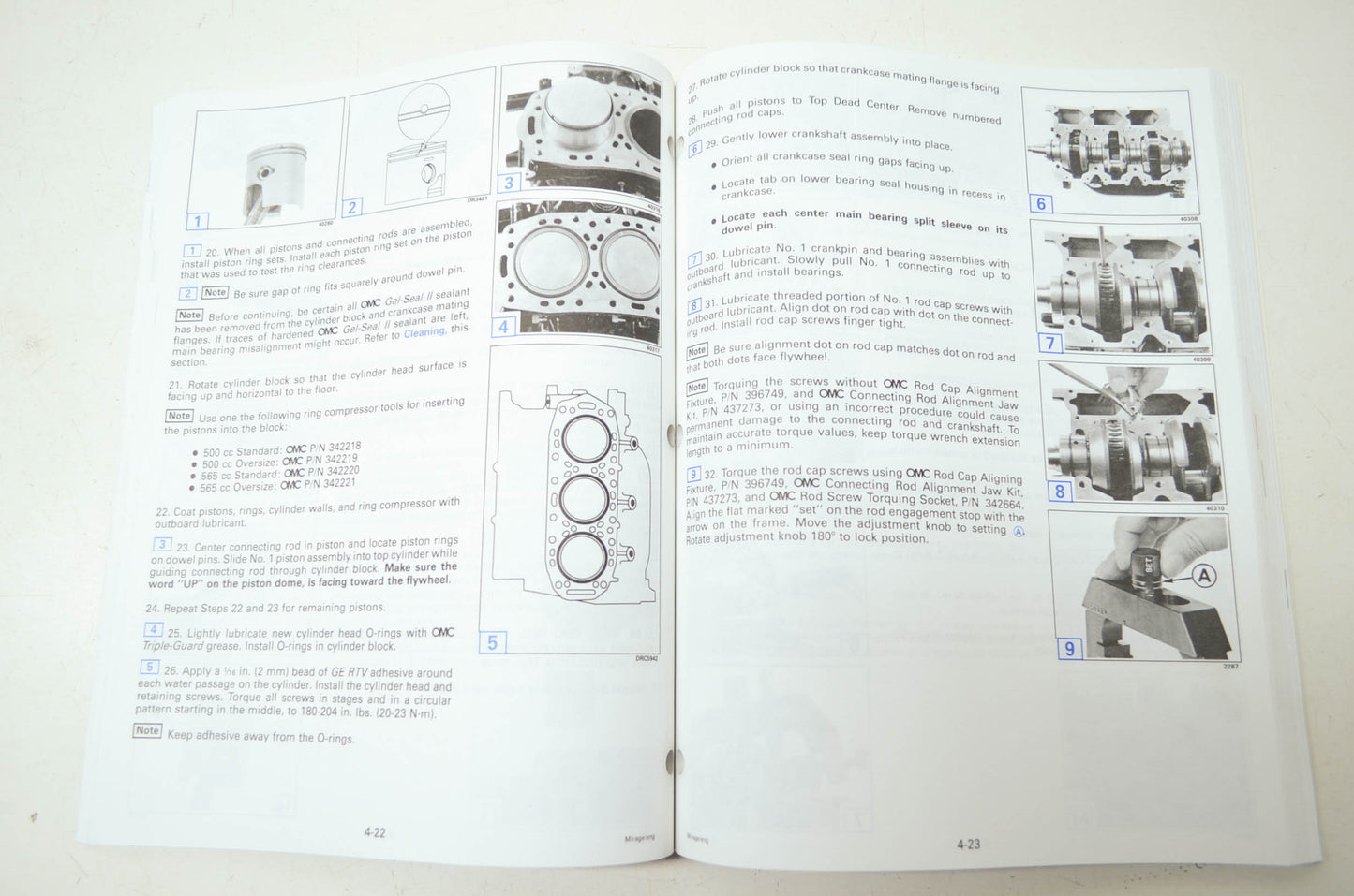 Johnson 'ED' 25HP 35HP 3-Cylinder Service Manual