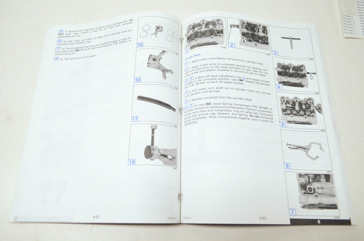 Johnson 'ED' 8HP-15HP Four Stroke Service Manual