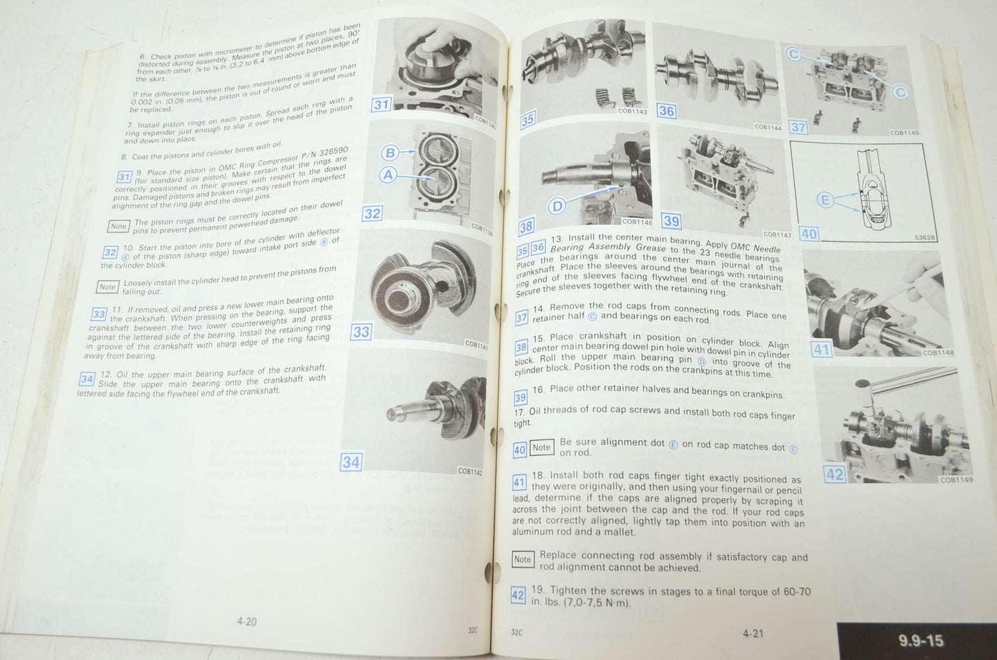 Johnson 'CC' 9.9HP-30HP Service Manual