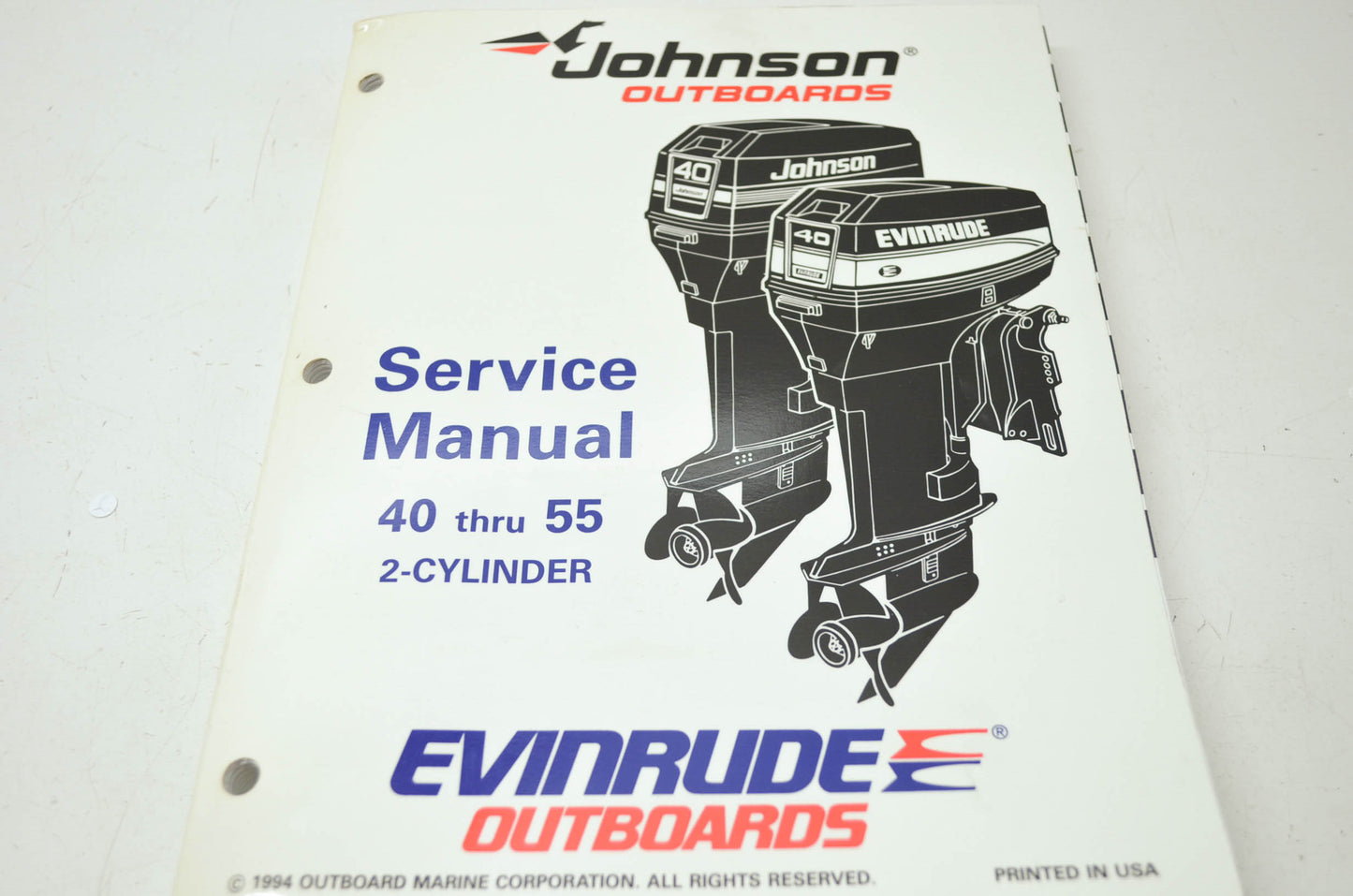 Johnson 'EO' 40HP-55HP 2-Cylinder Service Manual