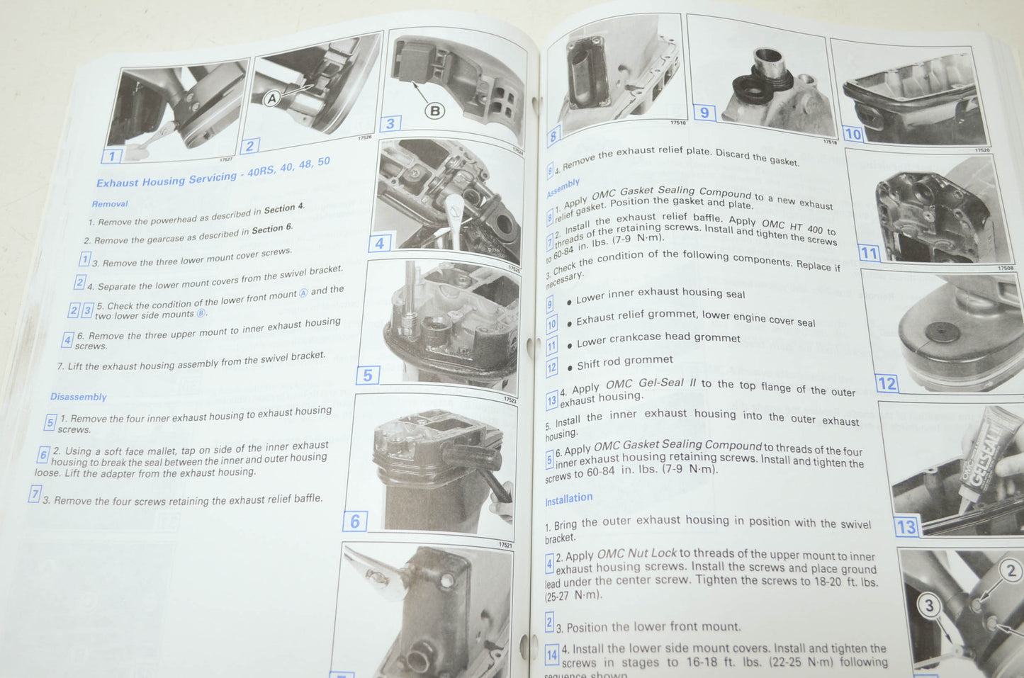 Johnson 'EO' 40HP-55HP 2-Cylinder Service Manual