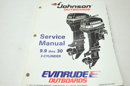 Johnson 'EO' 9.9HP-30HP 2-Cylinder Service Manual