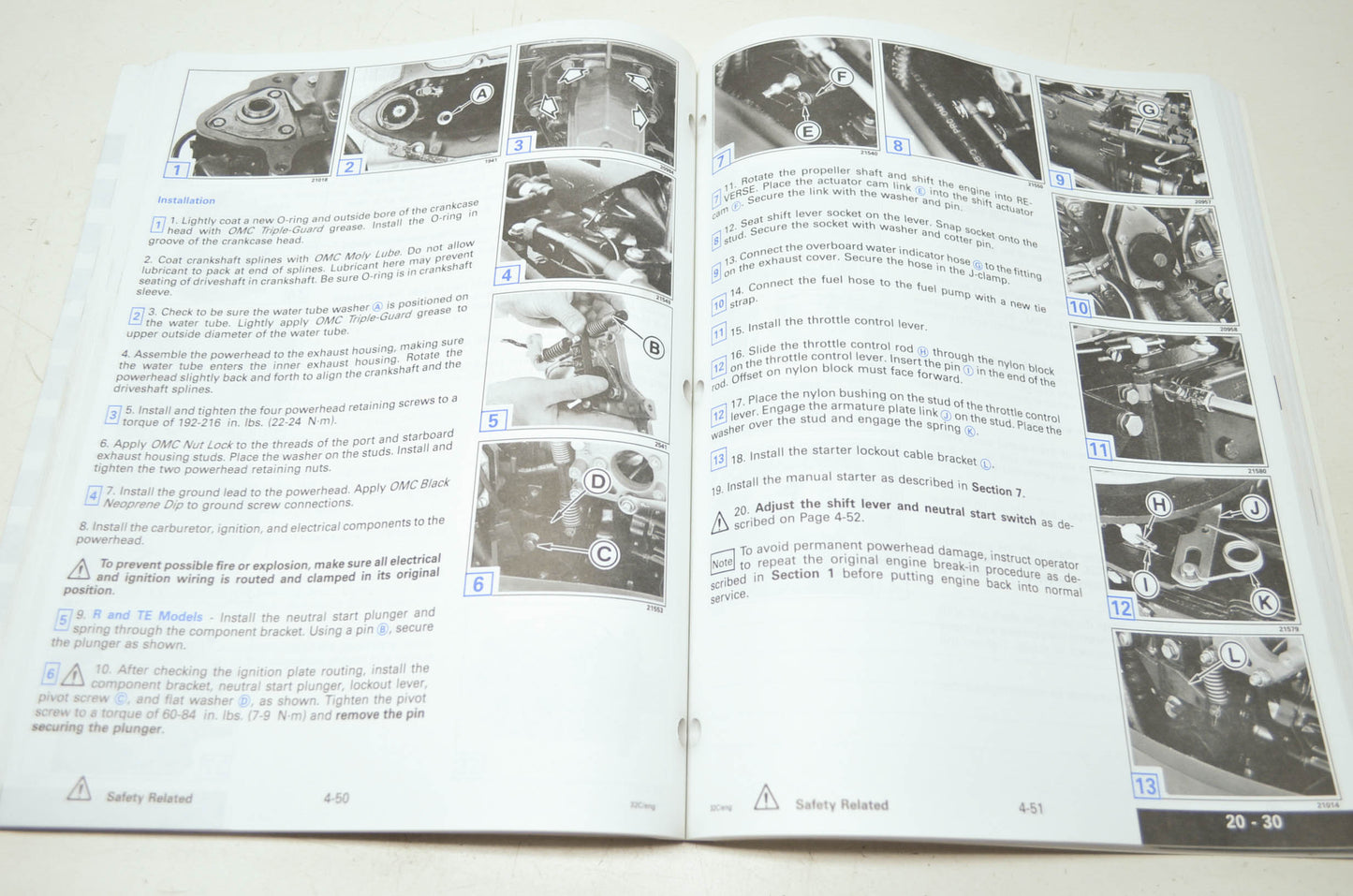 Johnson 'EO' 9.9HP-30HP 2-Cylinder Service Manual