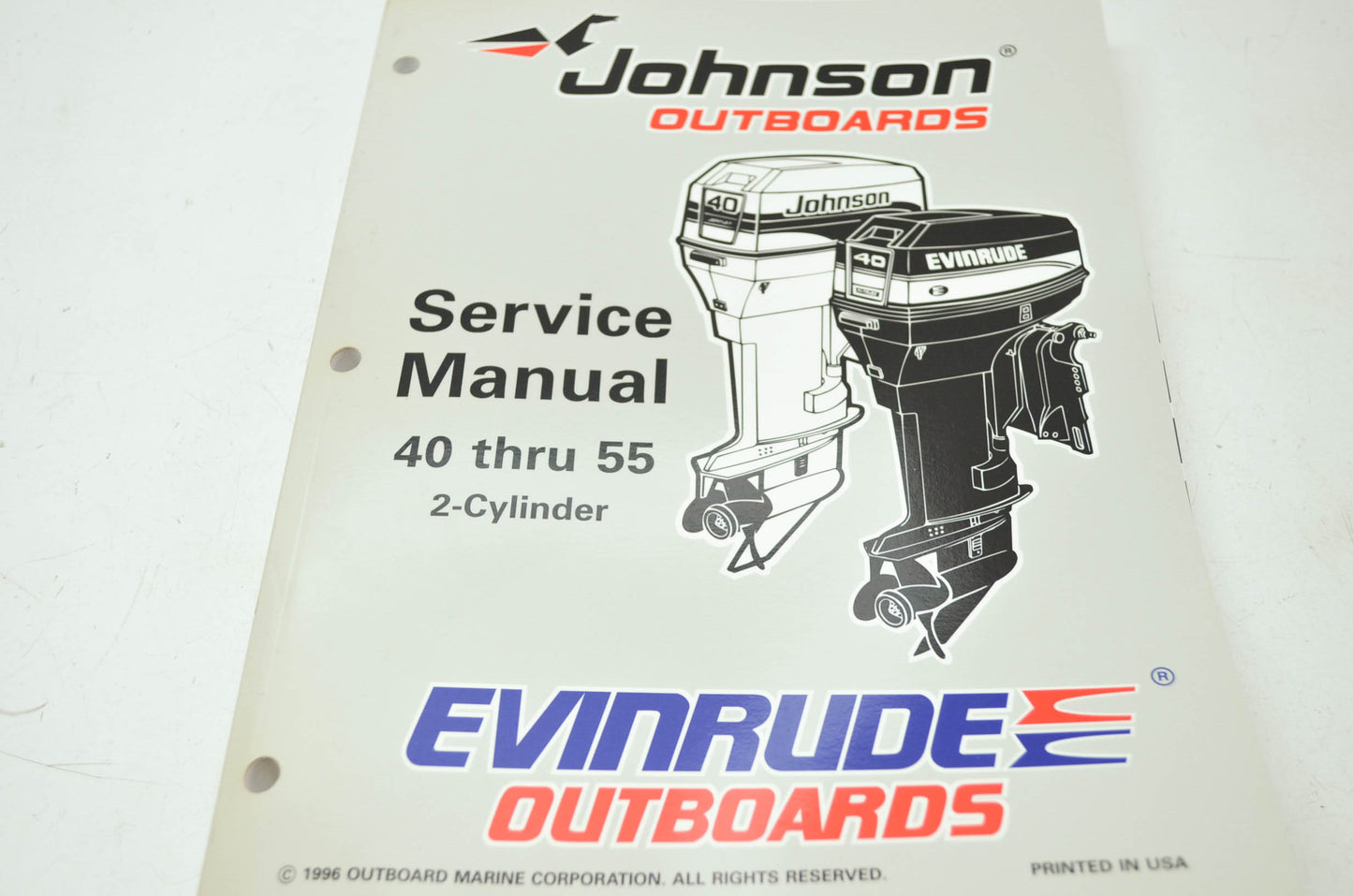 Johnson 'EU' 40HP-55HP 2-Cylinder Service Manual
