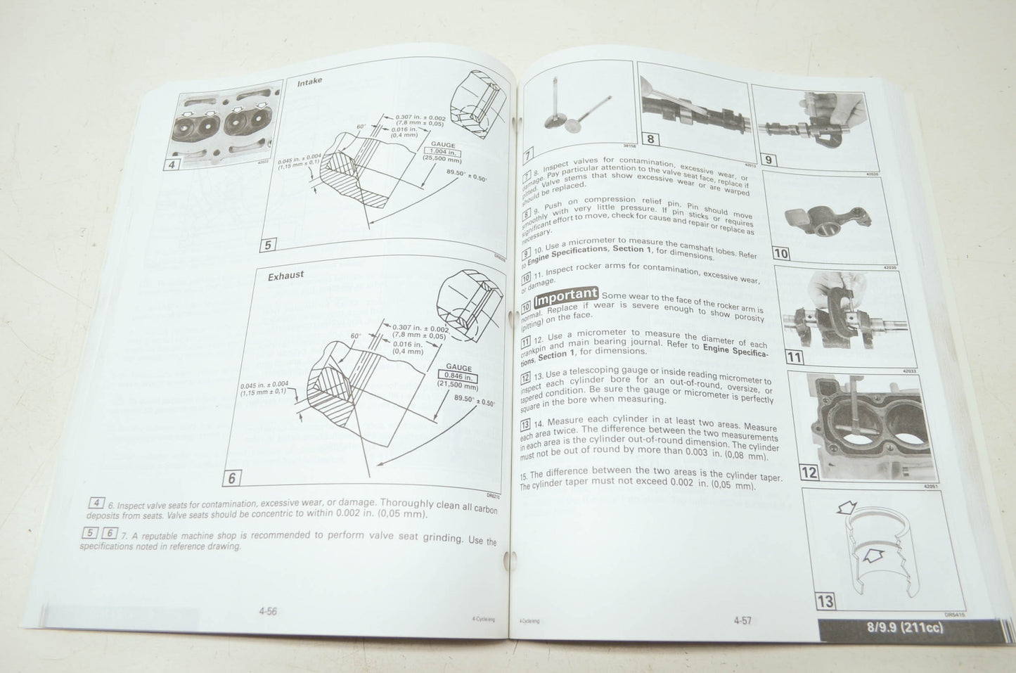 Johnson 'EU' 5HP-15HP Four Stroke Service Manual