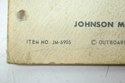 Johnson 1969 Outboard Motor 20HP Service Manual