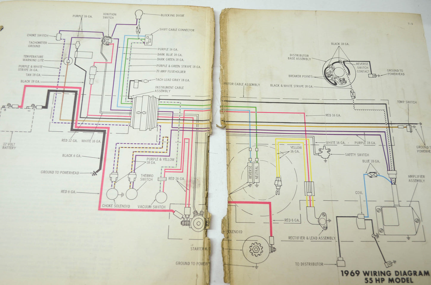 Johnson 1969 Outboard Motor 55HP Service Manual
