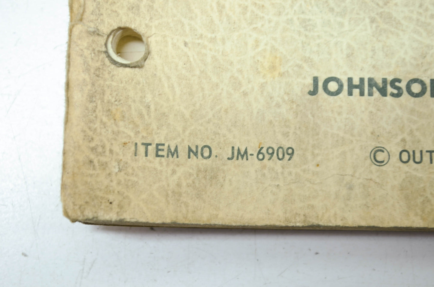 Johnson 1969 Outboard Motor 55HP Service Manual
