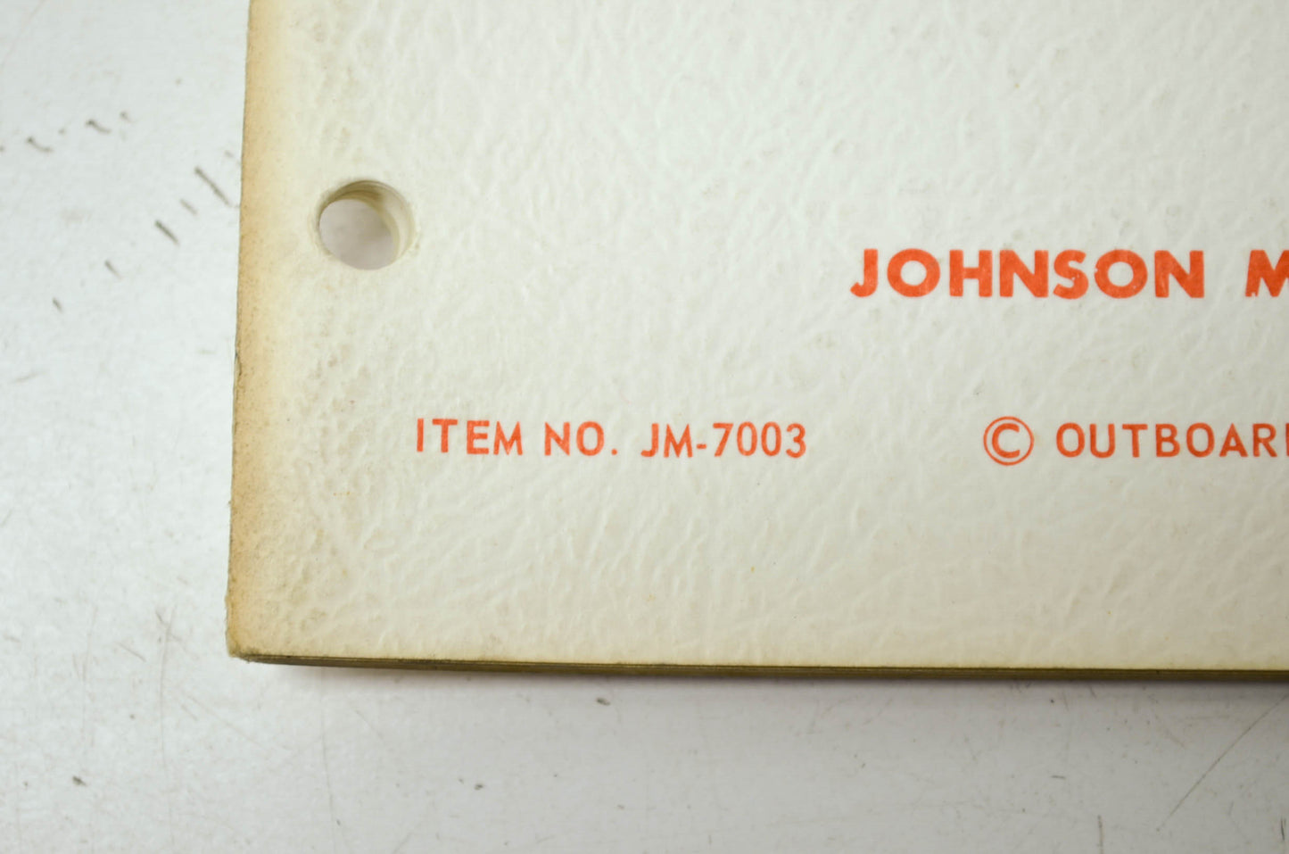 Johnson 1970 Outboard Motor 6HP Service Manual