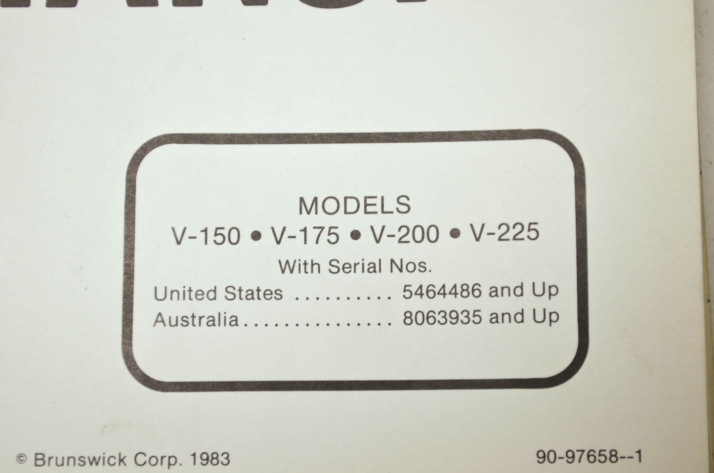 Mercury Outboard Service Manual
