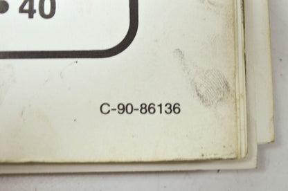 OEM Mercury 90-86136 Outboards Service Manual