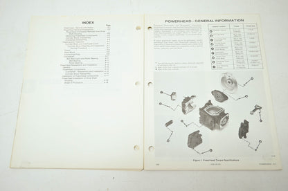 OEM Mercury 90-89156 Outboards Service Manual