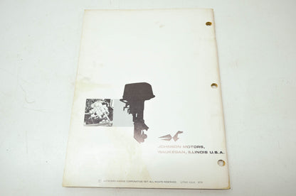Johnson 1971 Outboard Motor 25HP Service Manual