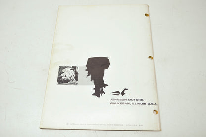 Johnson 1971 Outboard 40HP Service Manual