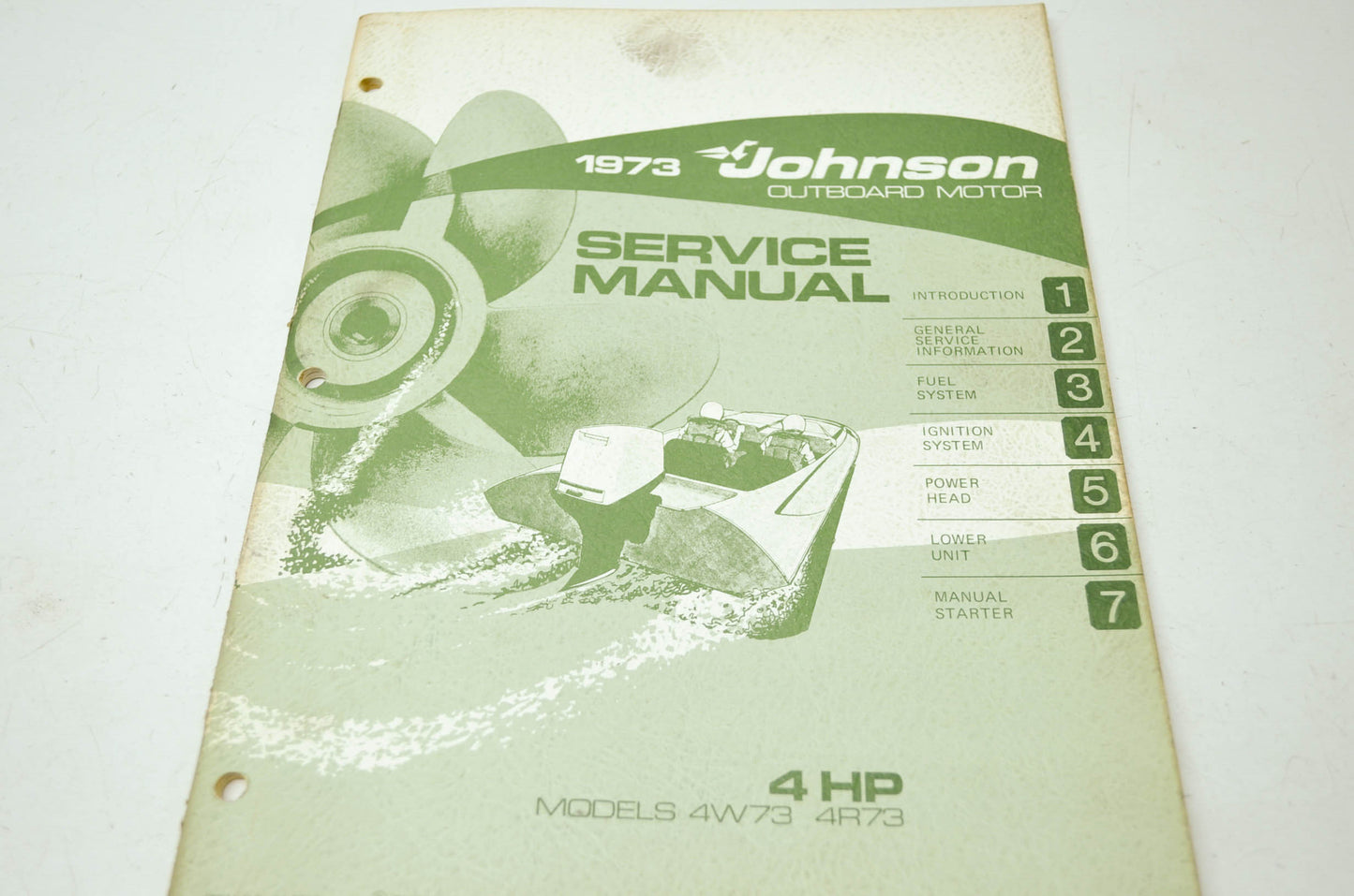 Johnson 1973 Outboard Motor 4HP Service Manual