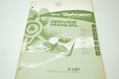 Johnson 1973 Outboard Motor 4HP Service Manual