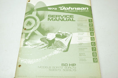 Johnson 1973 Outboard Motor 50HP Service Manual