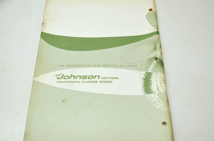 Johnson 1973 Outboard Motor 50HP Service Manual