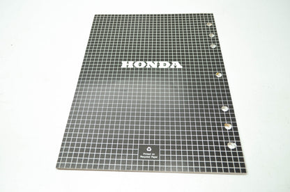 Honda Water Pump WX10 Shop Manual