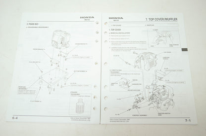 Honda Water Pump WX10 Shop Manual
