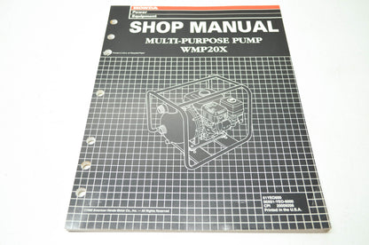 Honda Multi-Purpose Pump WMP20X Shop Manual