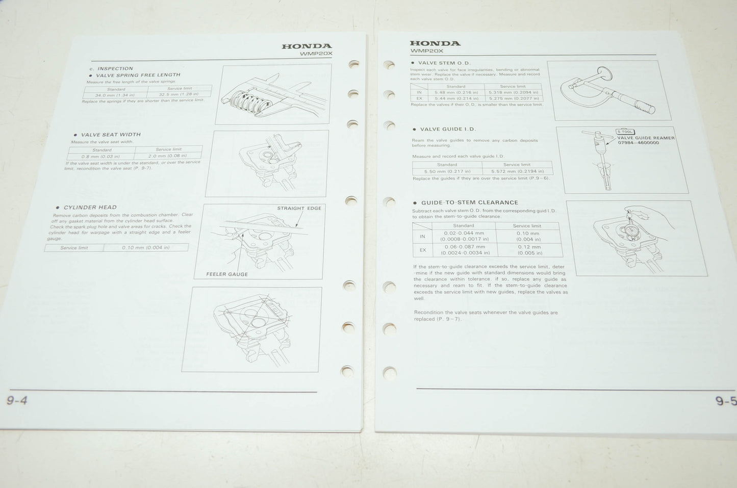 Honda Multi-Purpose Pump WMP20X Shop Manual