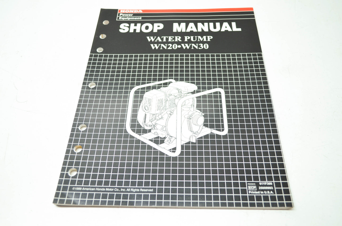 Honda Water Pump WN20 WN30 Shop Manual