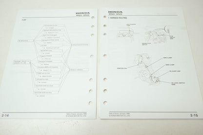 Honda Water Pump WN20 WN30 Shop Manual