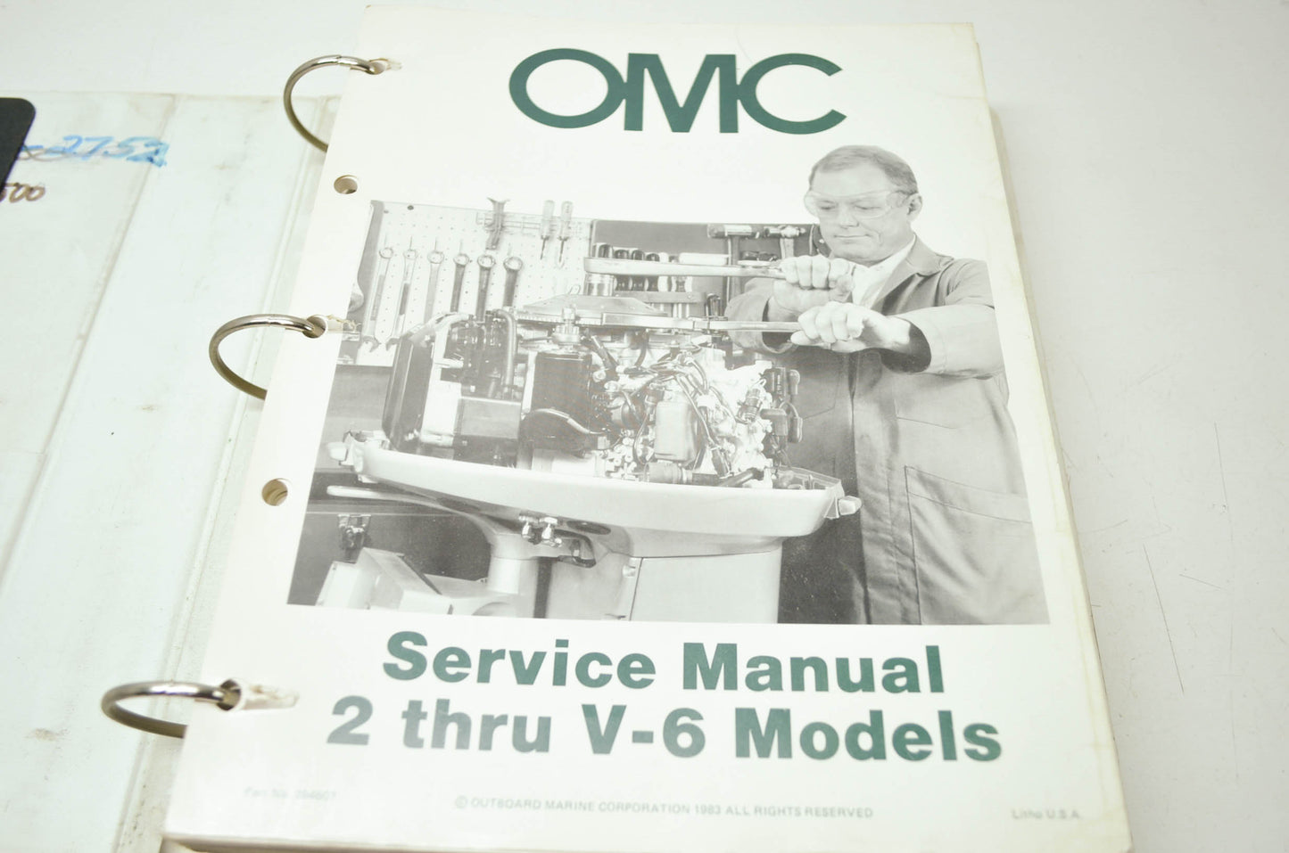 OMC Service Manual 2 thru V-6 Models
