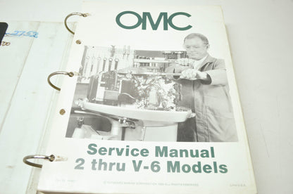 OMC Service Manual 2 thru V-6 Models