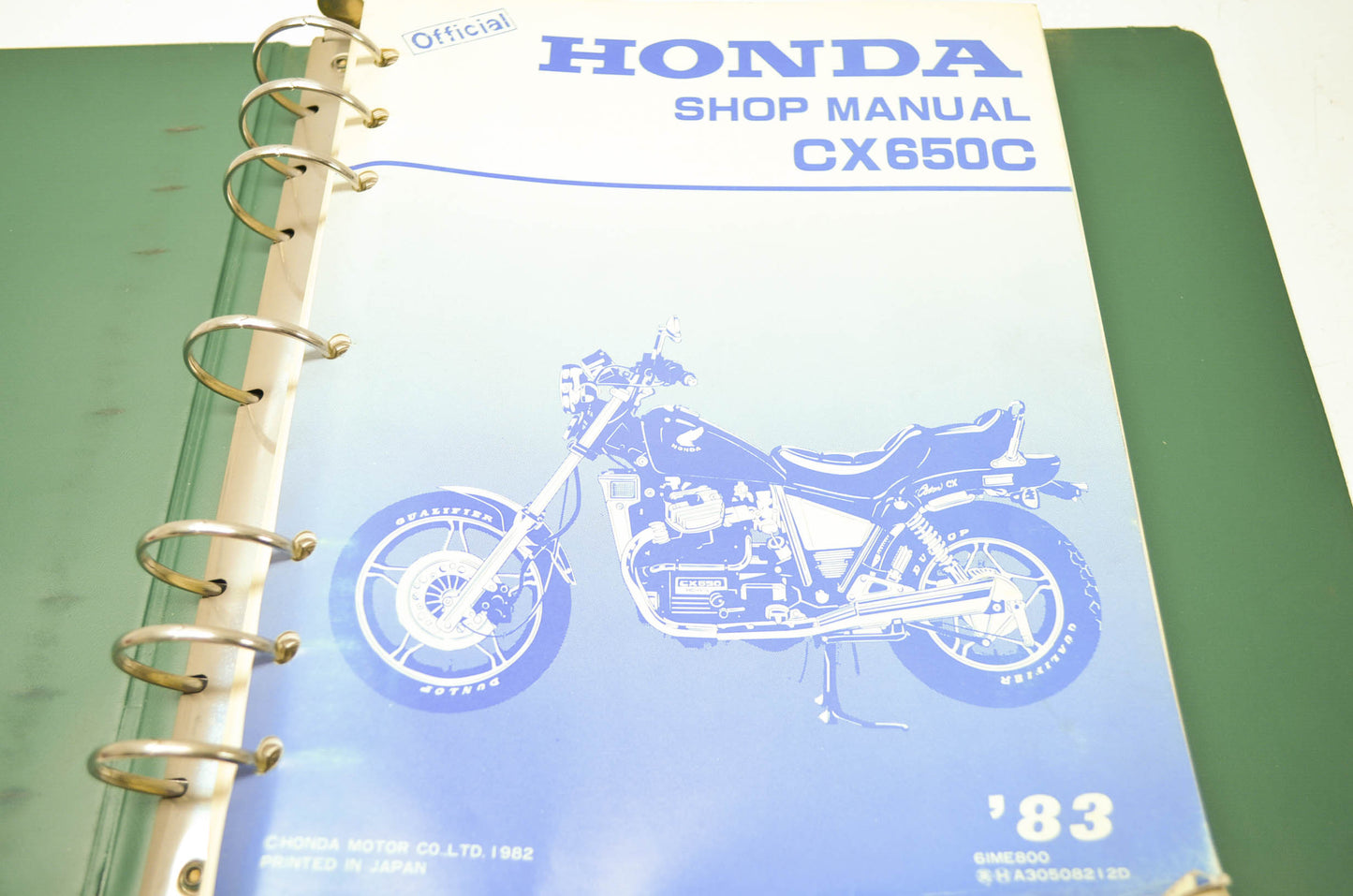 Honda 83 CX650C Shop Manual