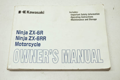 OEM Kawasaki 99987-1153 Owner's Manual ZX600-K1