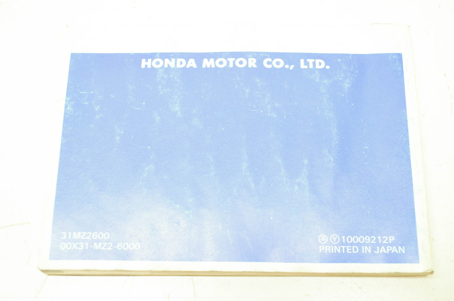 Honda 1993 CBR1000F Owner's Manual