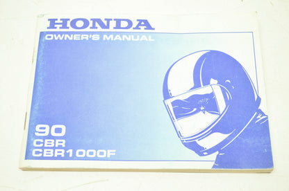 Honda 1990 CBR CBR1000F Owner's Manual