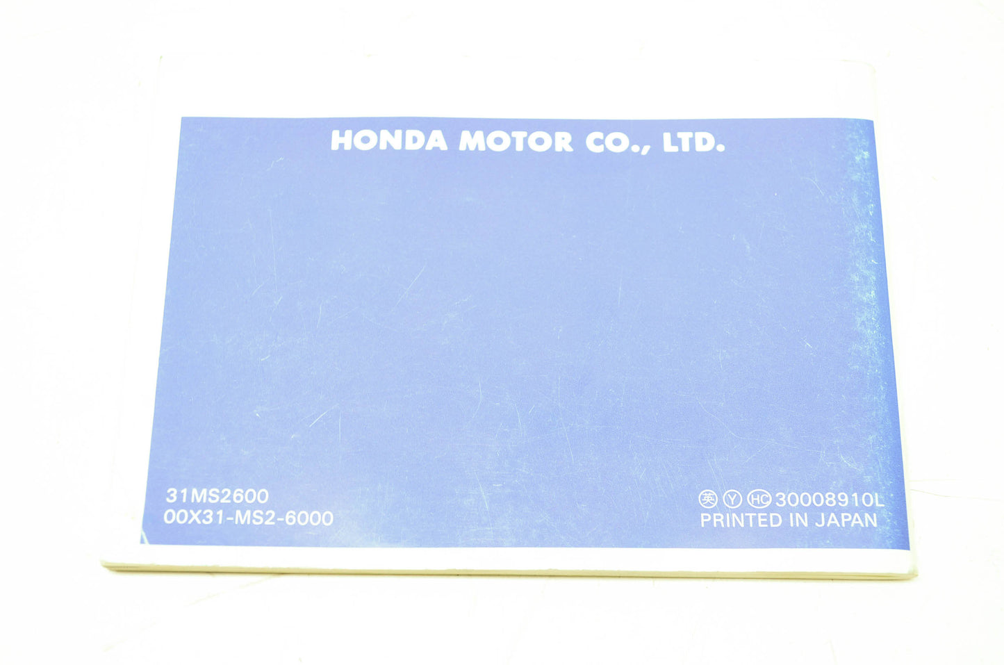 Honda 1990 CBR CBR1000F Owner's Manual